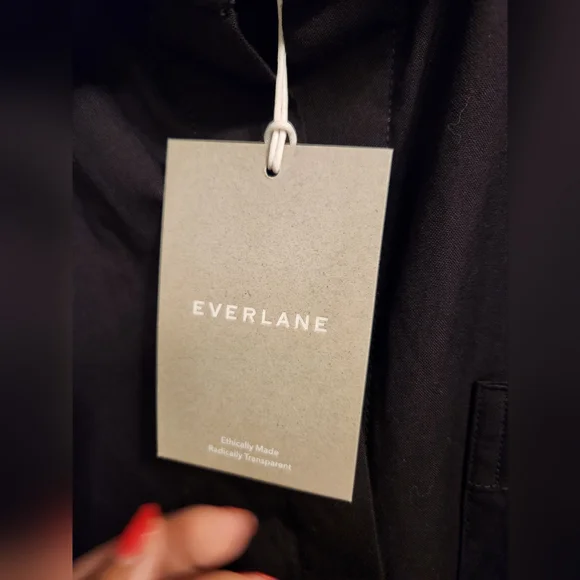 Everlane NWT Black Field Dress - M - Picture 4 of 5